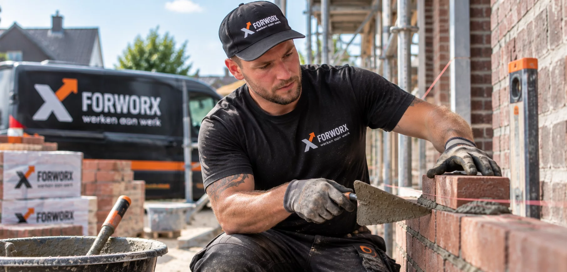 Bouw vacatures en werk voor metselaars via Forworx